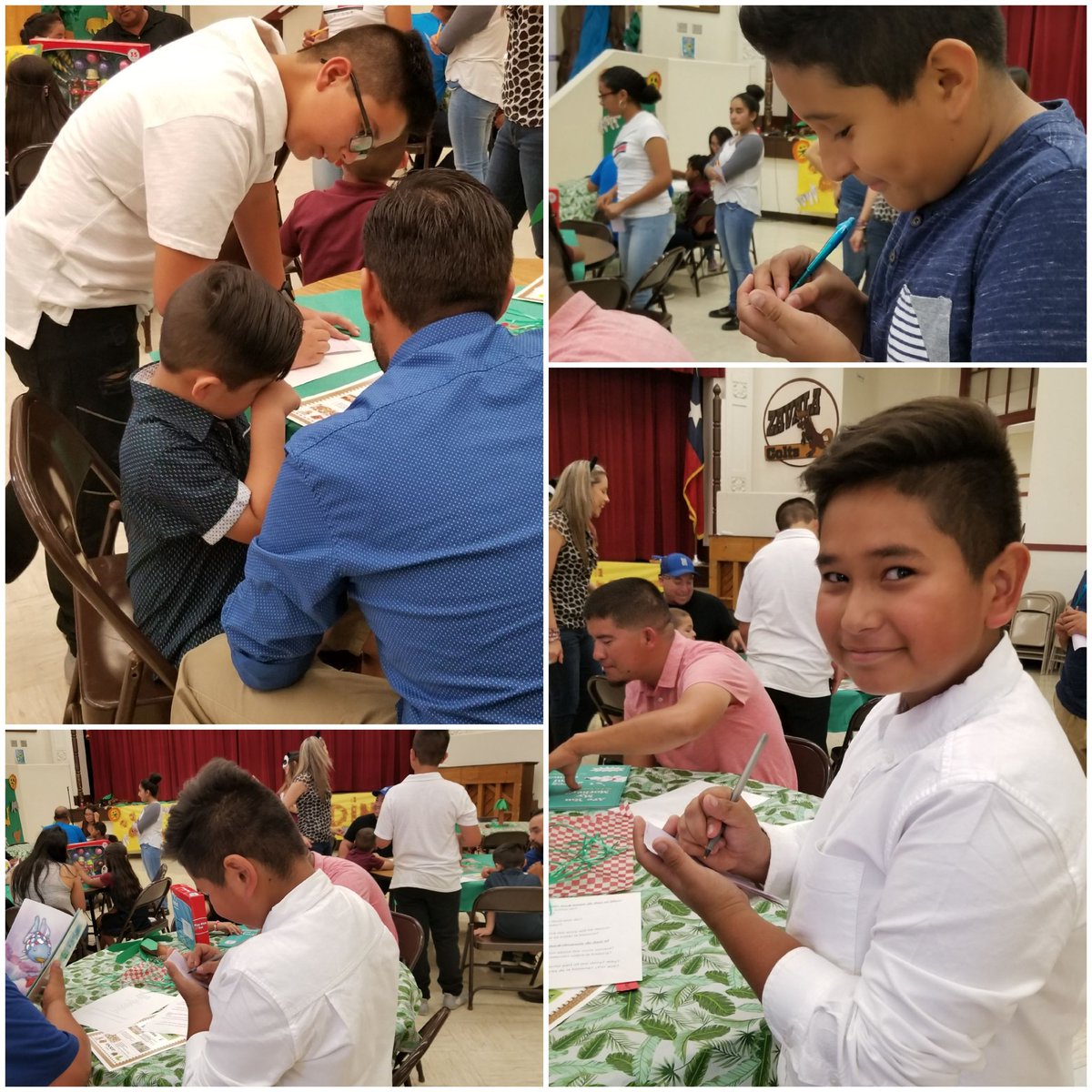 ZavalaColts1's tweet photo. Zavala #ReadingRestaurant was a success! Thank you parents for joining us! 😁😁😁 #strongfathers #reading #iamepisd https://t.co/4QmekbVgA3