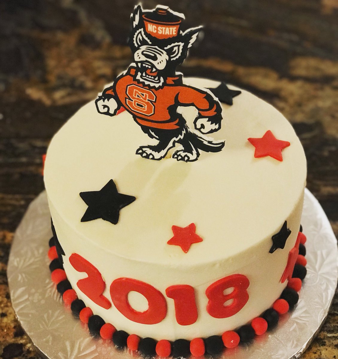 AsaliEvents's tweet photo. Looking for that special last minute graduation cake? Let your WolfPacker know how proud you are with this cute Mr. Wuf cake!!! We will have two of cute cakes available for sale. DM us with questions or for purchase 😉 https://t.co/JHRr7PCOAD