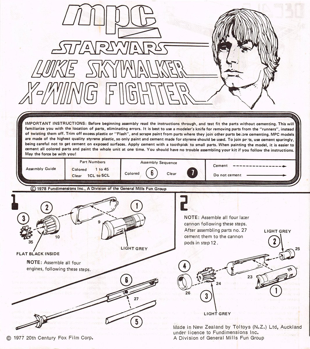 Swnz Star Wars Nz On Twitter Today We Take A Look At The Breadth Of The Historic Toltoys Range In Nz Including Such Items As Mpc Model Kitsets And Creative Craft Jigsaw