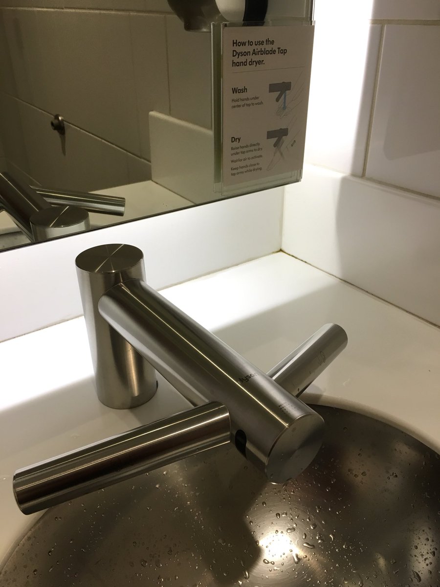 Ted Hudek On Twitter Found This Combo Faucet Hand Dryer At