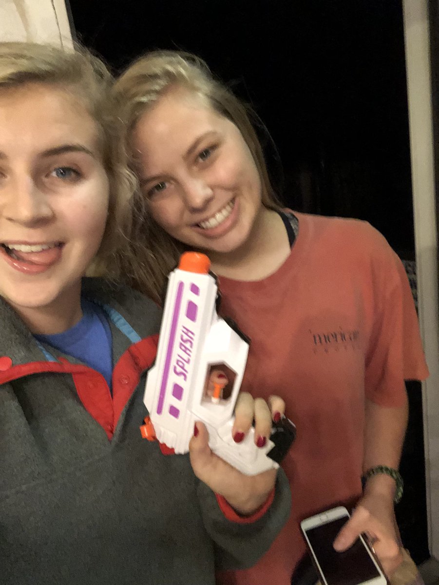 GHSSA2018's tweet photo. Holly White puts a halt to Calee Toomey’s morning momentum to take back the lead for most kills #smartblonde #competitivitytho #hashtaggametrash https://t.co/0pVK5IyjgE