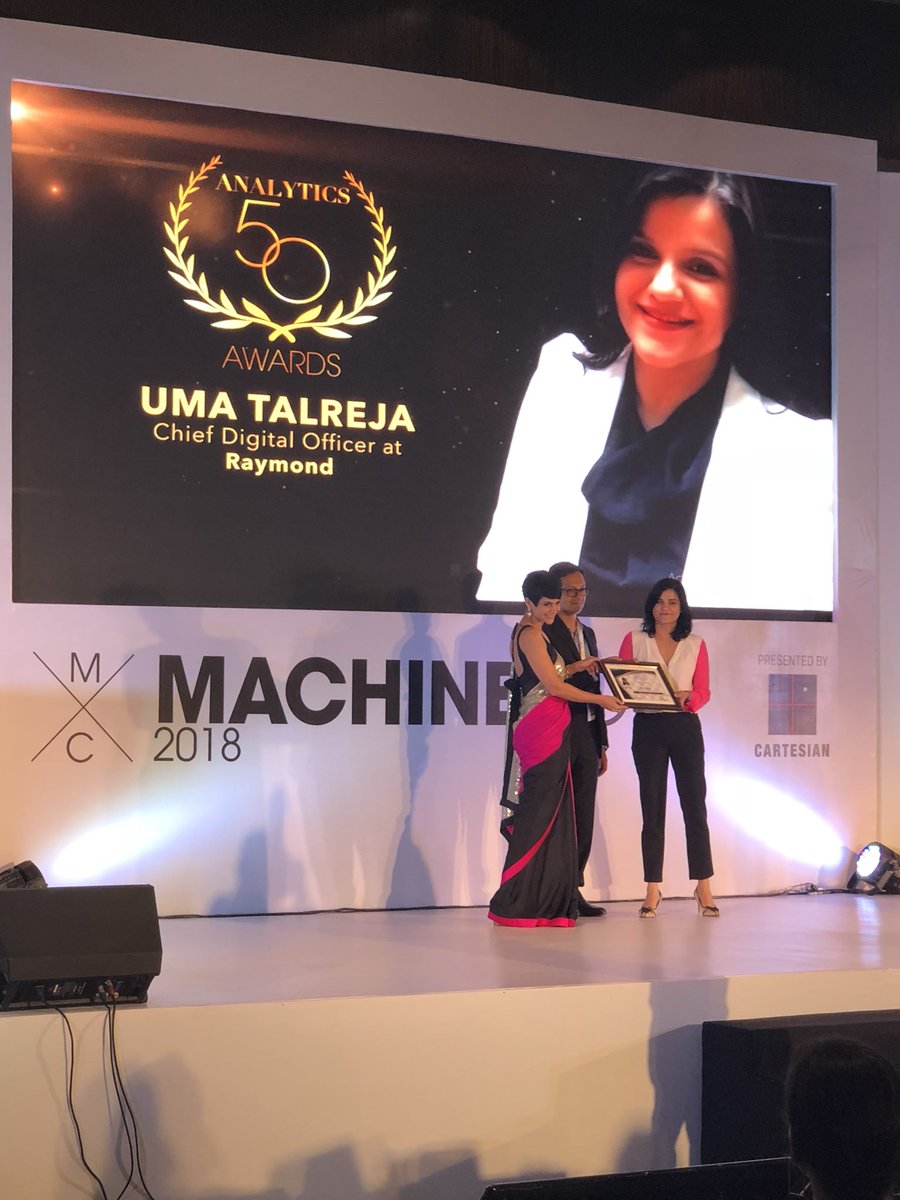 UmaTalreja's tweet image. No person does what they do for the sake of #awards, but then you win some #machinecon #Analytics #digital #Data #DataDriven @Analyticsindiam