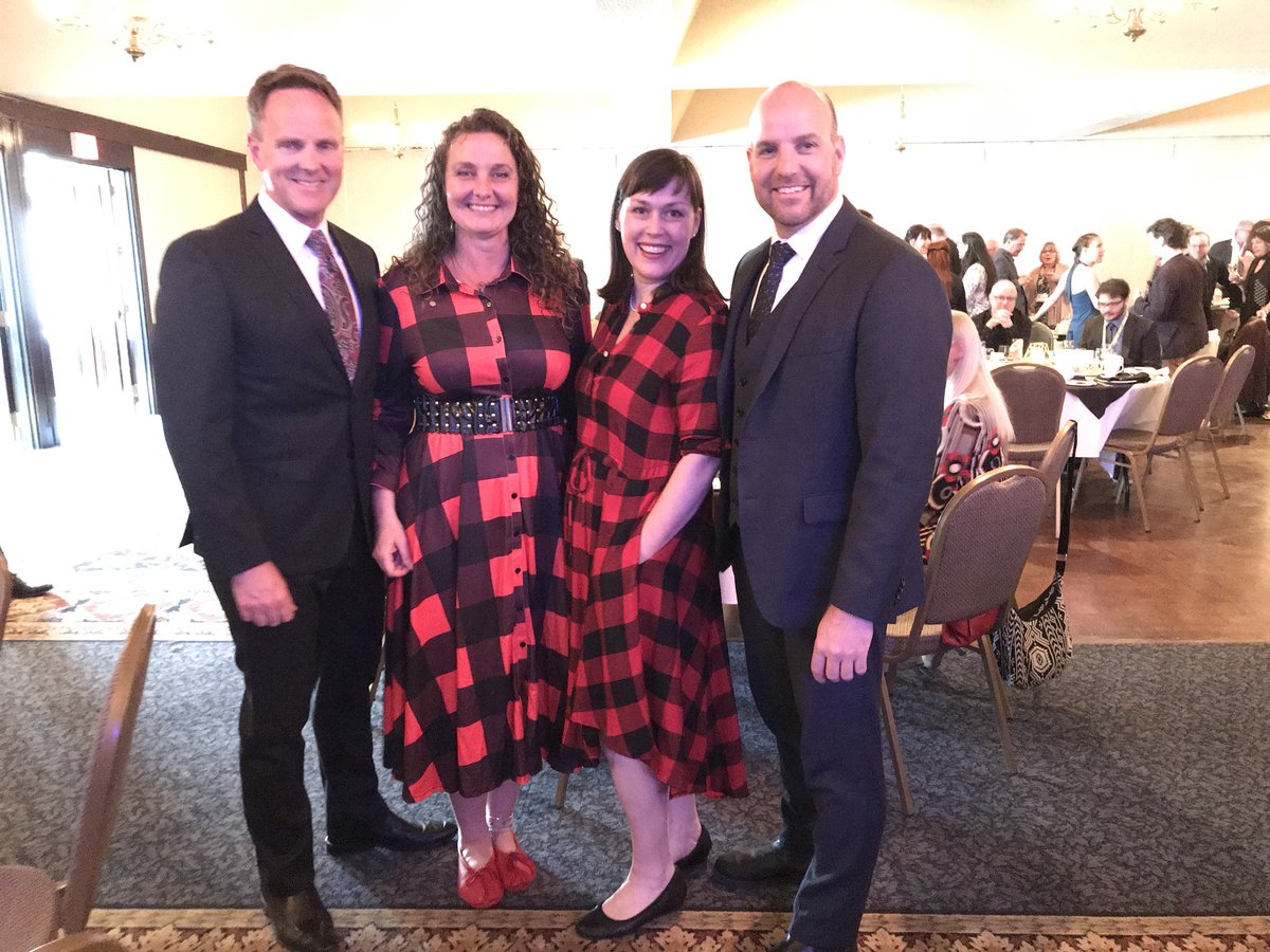 Dolf_DeJong's tweet photo. The #casc2018 #awards , recognizing contributions to #science #literacy & #engagement. Great event by @ExplorationPG in #princegeorge #plaiddresses https://t.co/11BT5zy31P