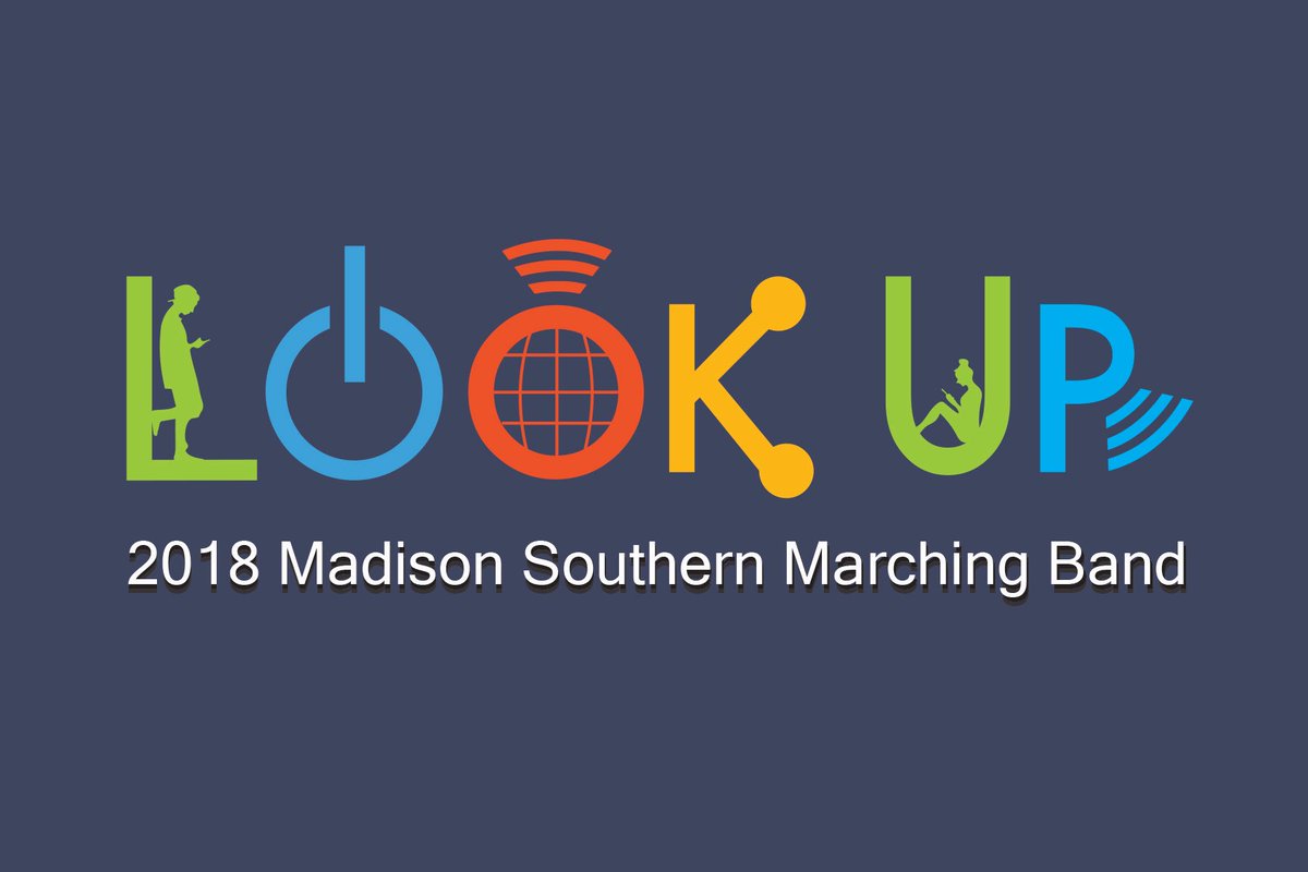 MadSouthernBand's tweet image. Announcing our 2018 marching band production - Look Up.