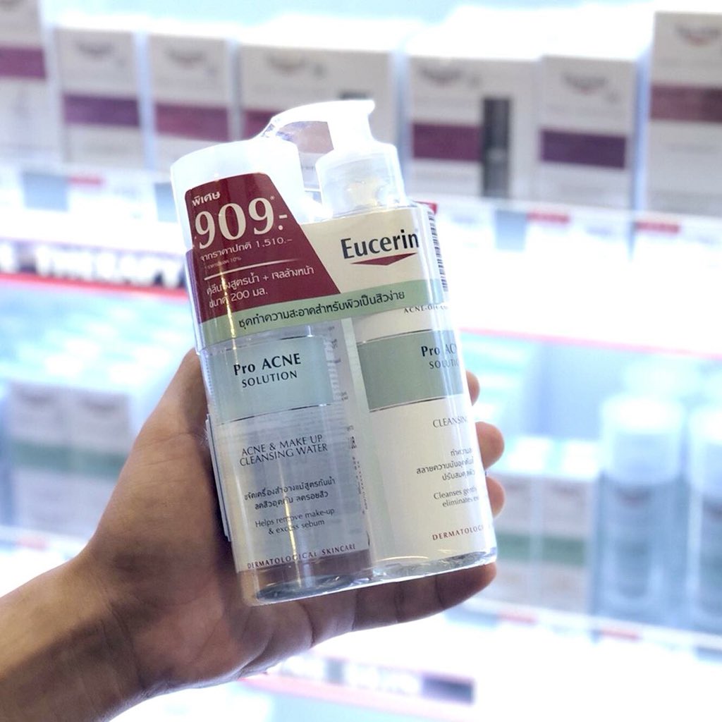 preforg7's tweet photo. รับหิ้วนะคะชิ้นละ 15 บาท 
💥 Cleansing Gel + Cleansing water 200 ml ลดสูงสุด 40%
💥 Cleansing Gel 400 ml. ซื้อ 1 ฟรี 1
💥 Pro Acne Solution Set ลด 30%
วันนี้ – 31/5/61 
#ลดราคา #sale #promotion #Eucerin #ProAcnesolution #เจลล้างหน้า #ลดปัญหาสิว #ผิวไม่มัน #รับหิ้ว #พื้นที่ขายของ https://t.co/6jKZpbDNOX