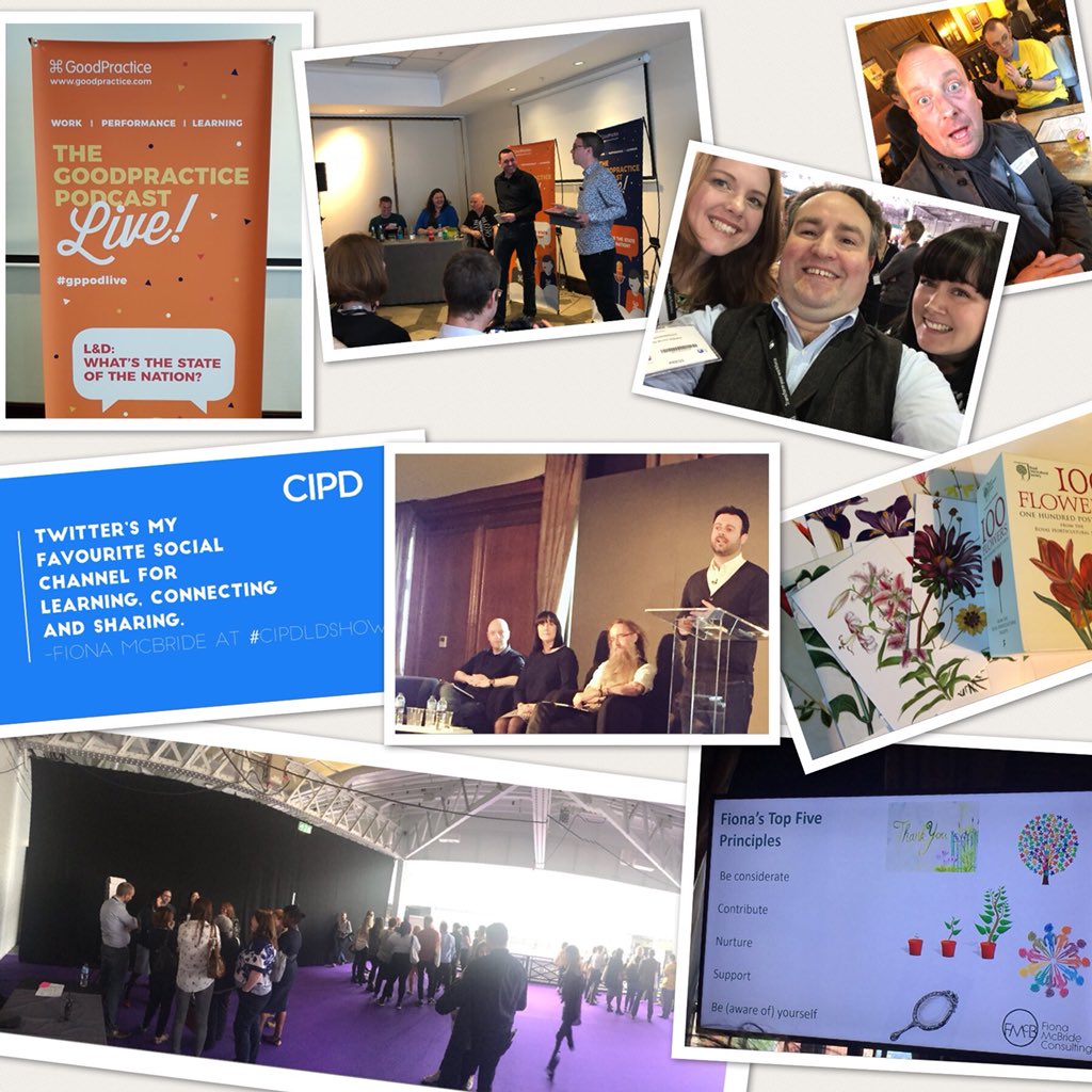 Last week I was at the <a href="/CIPD/">CIPD</a> #CIPDLDShow, I enjoyed connecting and learning from lots of people. On Day Two of the conference I spoke about my love of social media &amp; how I think it can benefit our self dev as L&amp;D professionals. Everyone was so supportive to me, thank you so much.