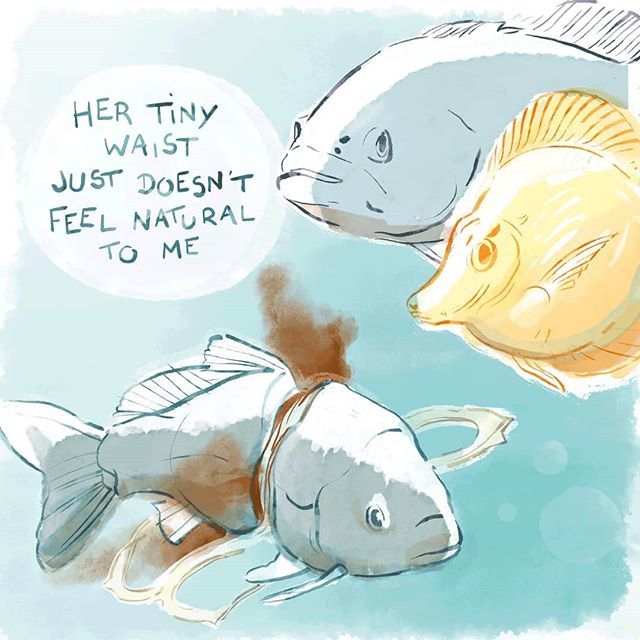 FoggyMathilde's tweet photo. "Her tiny waist just doesn't feel natural to me" #fishring #pollution #fog #ocean https://t.co/4fv3enrWS1 https://t.co/Lz9FeSjkdT