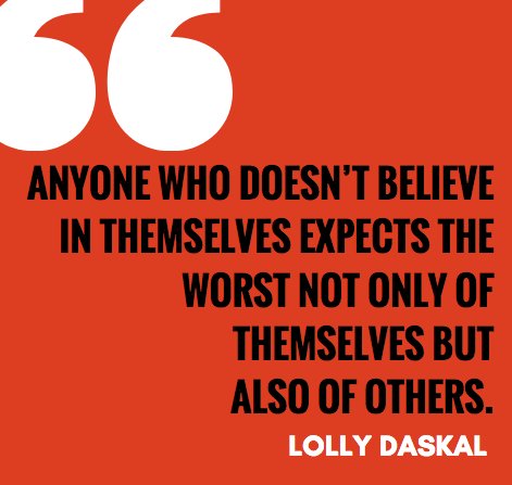 LollyDaskal's tweet image. Anyone who doesn’t believe in themselves expects the worst not only of themselves but also of others. ~@LollyDaskal amzn.to/2nfhSuL  #TheLeadershipGap #Leadership 
#Management #HR #Quote