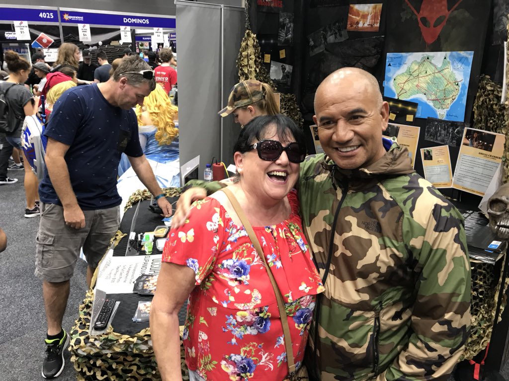 So I got to meet Temuera Morrison Jango Fett from Star Wars ep2 and ep3, Jake 'The Muss' Heke from 'Once were warriors' and Chief Tui in Disney's 'Moana'.
#temmorrison