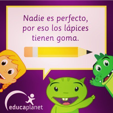 Educaplanet_es's tweet photo. Nadie es perfecto, por eso los lápices tienen goma.
https://t.co/um0DWhkoJP •
•
#citas #quotes #educacioninfantil #homeschool #prescool #infantil https://t.co/s0cLLkbG3O https://t.co/Kq2xBZLWIE