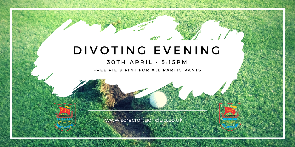 ScarcroftGC's tweet image. *Free Pie &amp;amp; Pint* for everyone involved in our "Divoting evening" scheduled for TONIGHT at 5:15pm - if you can't get there for that time please feel free to come along a bit later - bring a bucket and trowel #ScarcroftGC #Divoting #Golf