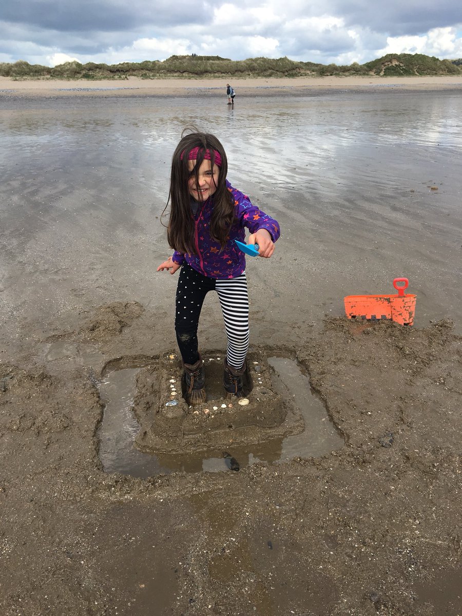 Morris1100's tweet image. Should have paid more attention to the specification of the castle walls’ height. #oxwichbay #gower