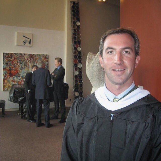 tim_murphy's tweet photo. Congratulations to @DartmouthGRAD and the newly-named Guarini School of Graduate and Advanced Studies at @dartmouth! To celebrate, here’s a picture of Conan O’Brien executing a subtle photobomb at my graduation in 2011. #TheCallToLead https://t.co/0iQSFHcOKC