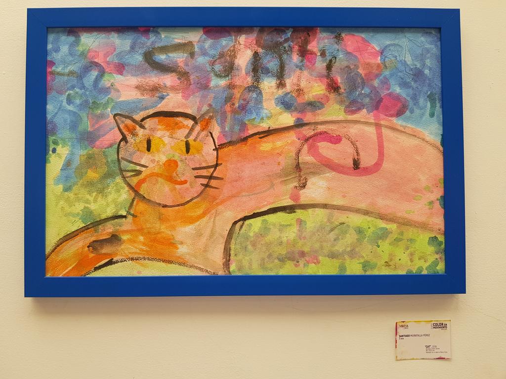 MuratallaMD's tweet photo. En la exposición de la "ópera prima" de mi pequeño ARTISTA, en el Museo Nacional de la Acuarela, una obra de la Pintora mexicana de inicios del siglo XX Carmen Mondragón mejor conocida como Nahui Ollin...#acuarela #museoacuarela #musarte https://t.co/PbEZnnIU6z