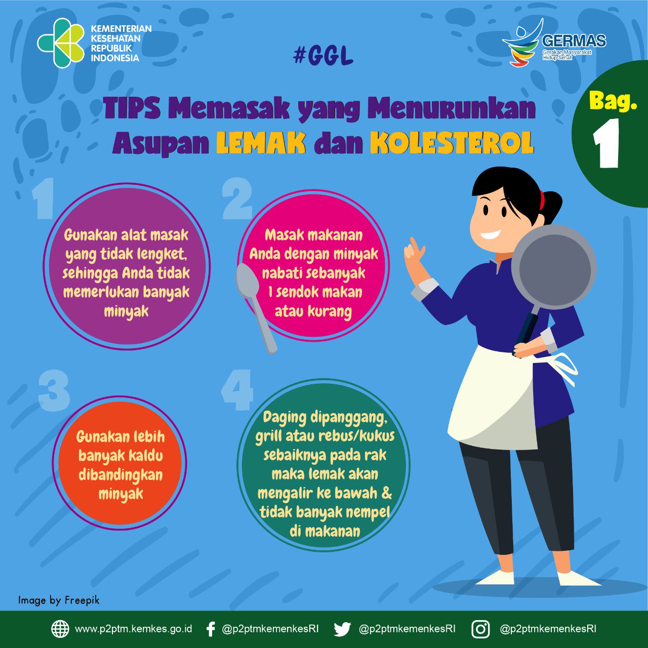 P2PTM Kemenkes RI on Twitter: "Apa saja Tips Memasak yang Menurunkan