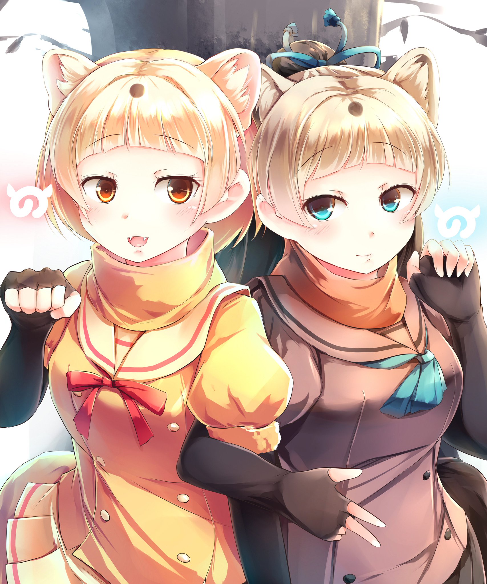 柑咲 Etc En Twitter ホンドテンちゃんとクロテンちゃん けものフレンズ 柑咲 Etc En Twitter ホンドテンちゃんとクロテンちゃん けものフレンズ