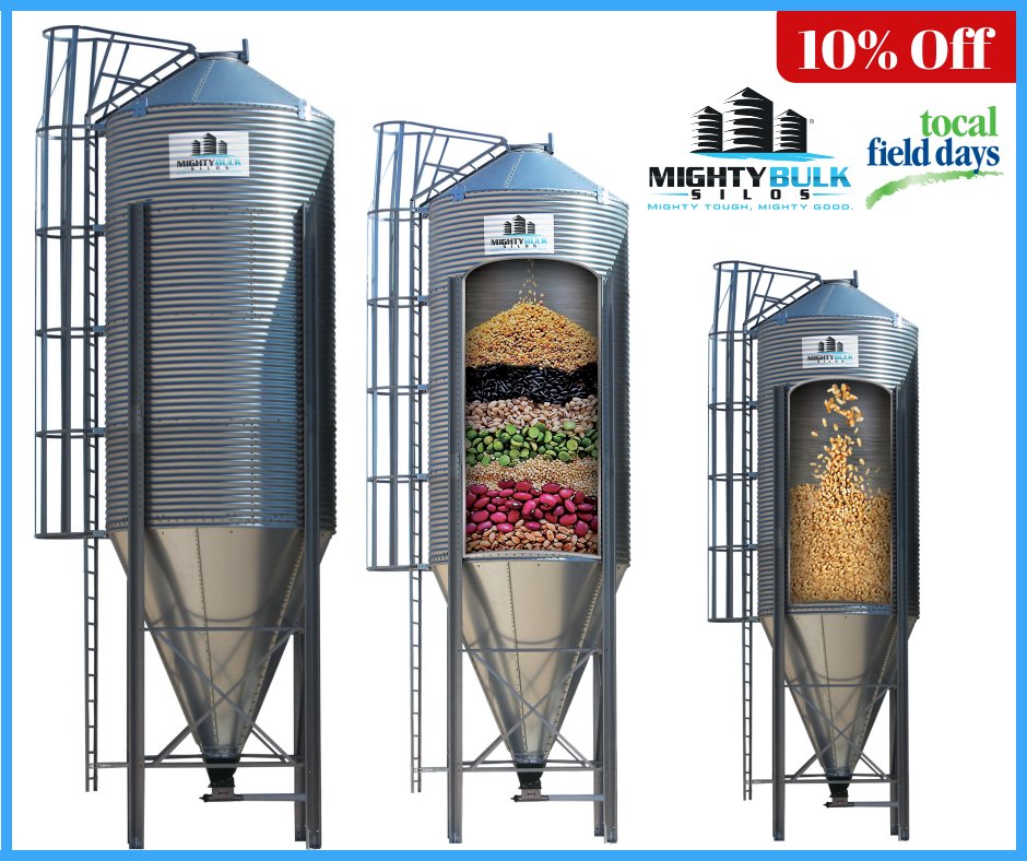 MightyBulkSilos's tweet photo. π©βπΎ π¨βπΎ @TocalFieldDays OFFER!!! π©βπΎ π¨βπΎ Re-tweet this to claim the offer! ;)
#TocalFieldDay2018 #MightyBulkSilos #LGPMProcessInnovation #FarmSilos #FlatBottomSilos #HopperBottomSilos #AusAg #offers #CompetitionTime #Competition #agriculture https://t.co/cN73WFEa9p