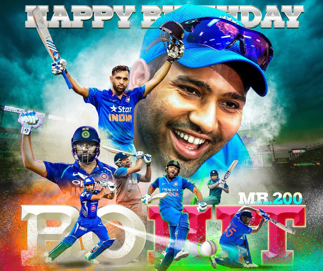 Happy Birthday, Rohit Sharma!   