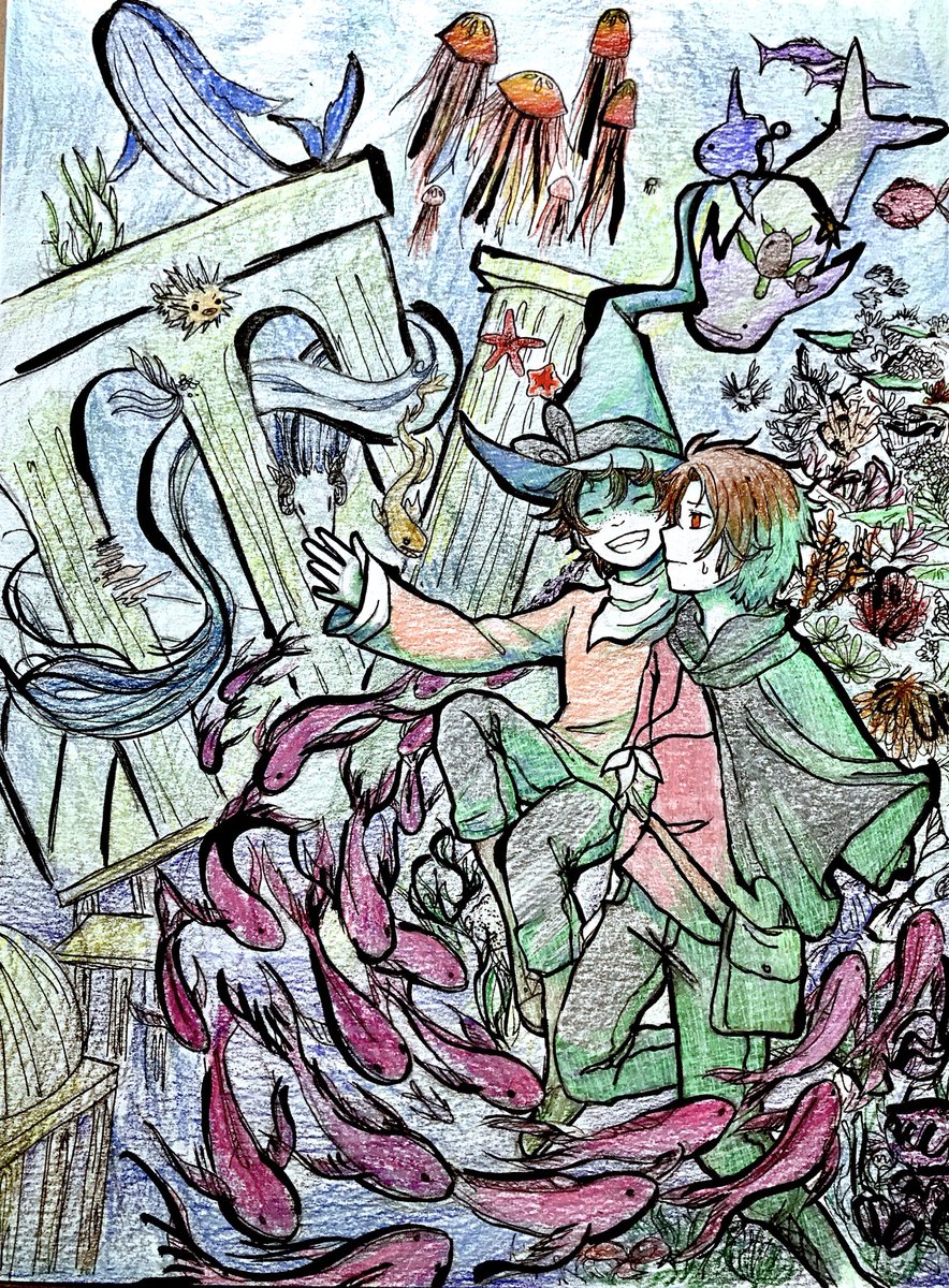 Raev_ene's tweet image. I dont got any new art but ill post some old ones