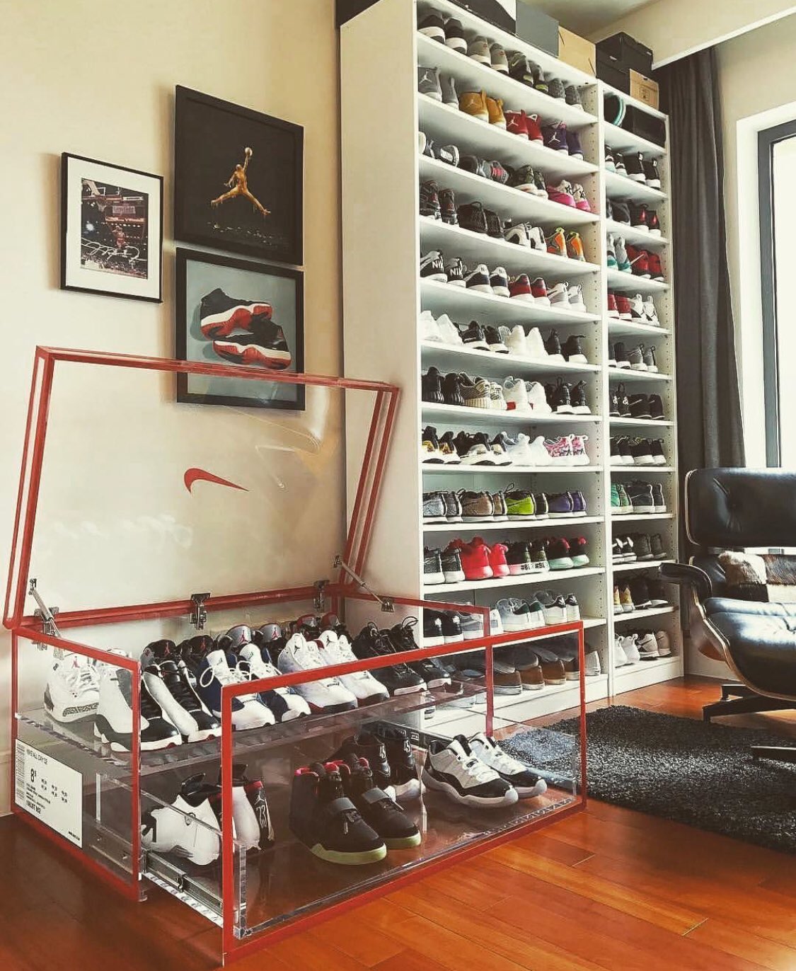 Nike shoe storage cabinet discount