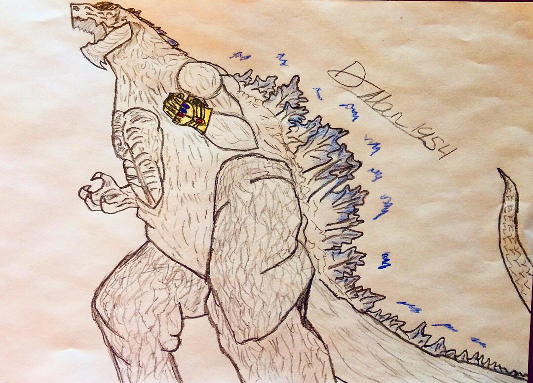 Featured image of post Sketch Godzilla Earth Drawing I ve been having some bad art block for a while and i finally broke it