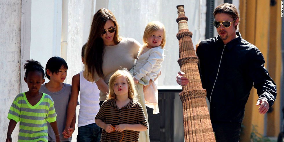 After talks of Red Fort being adopted by Dalmia Group, latest reports confirm Angelina Jolie and Brad Pitt are expanding their brood of 6 by adopting the Qutub Minar for better maintenance.