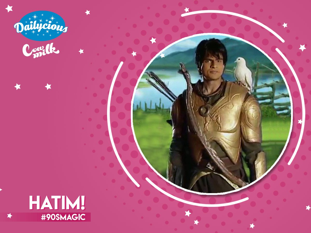 Dailycious_Milk's tweet photo. Set in the Gulf, Hatim had to solve 7 questions to save the #love of his #life! The show was based on mysterious spells and great #adventures! #Dailycious #DailyciousMilk #CowMilk #90sMagic https://t.co/k6UkXAs40e