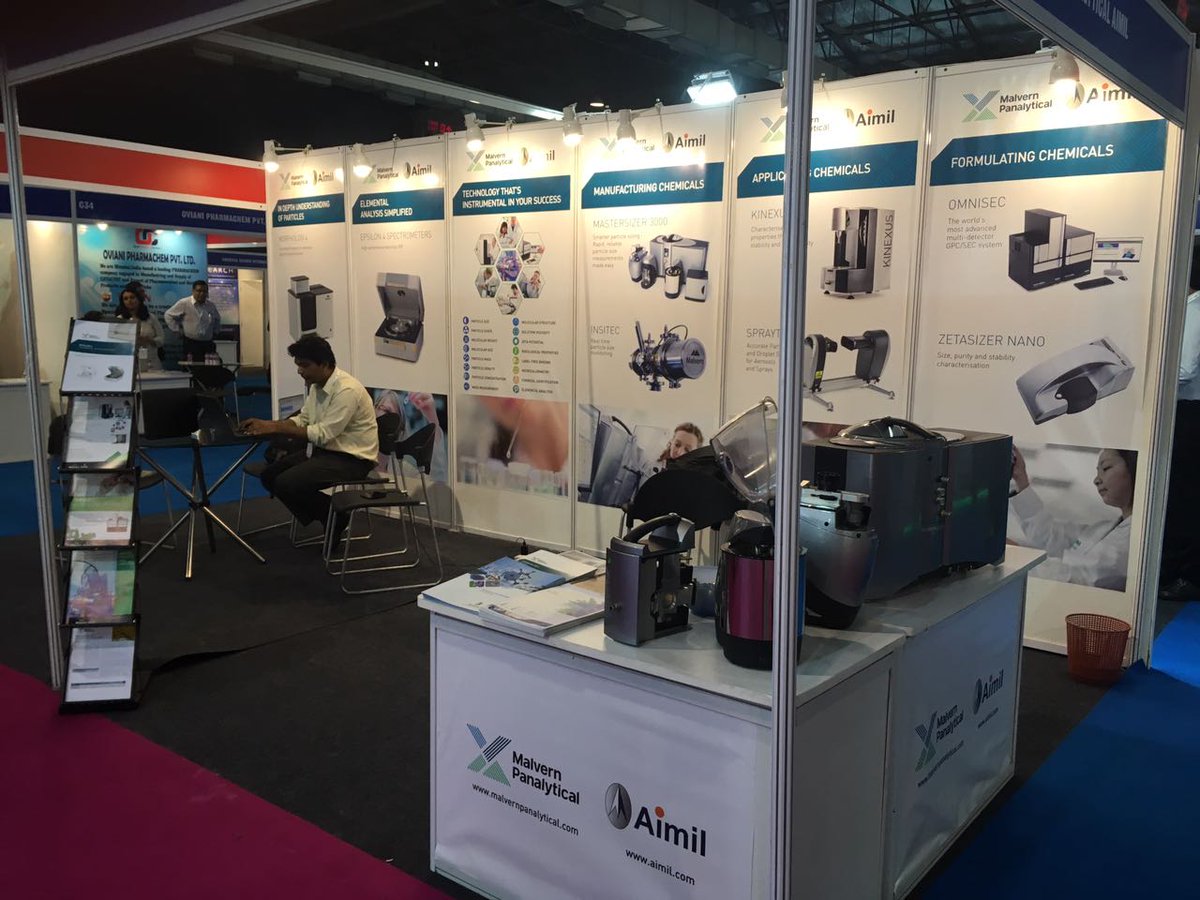 AimilLtd's tweet photo. Glimpse of Chemspec India 2018, which was held between 25th April 2018 to 26th April 2018 at BEC, Mumbai, #AimilAtExhibition #Chemspec2018. 

#MalvernPanalytical @newsfrom_MP https://t.co/R7MR0ANZuB