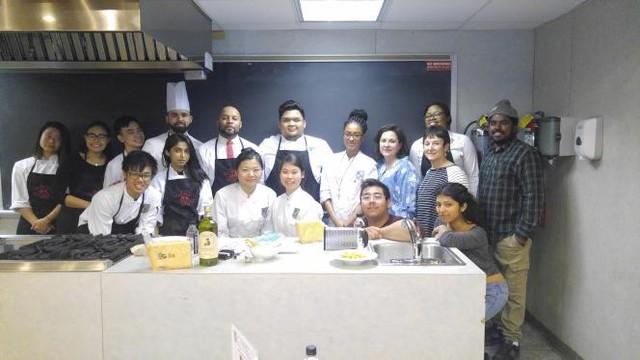 ENTVideoClub's tweet photo. The ENT Video Club making heavy moves last week, recording content for the hospitality department and at Beauty Con. #NYCCT #ENTVideoClub #EntertainmentTechnology🎧🔧 #Videography🎥 #LightCameraAction🎞🎬 #MakingMoves #HospitalityDept🍽🥘 #BeautyCon💄💋 https://t.co/6jeeTrSPVL