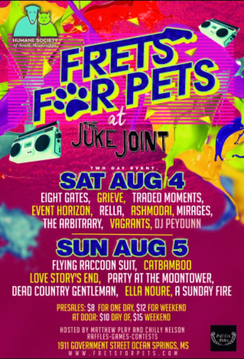 FretsForPets's tweet photo. https://t.co/lJxAAbeC6F 
#fretsforpets #gulfcoast #charity #humanesociety #Rockville #mississippi https://t.co/OeitacLuXS