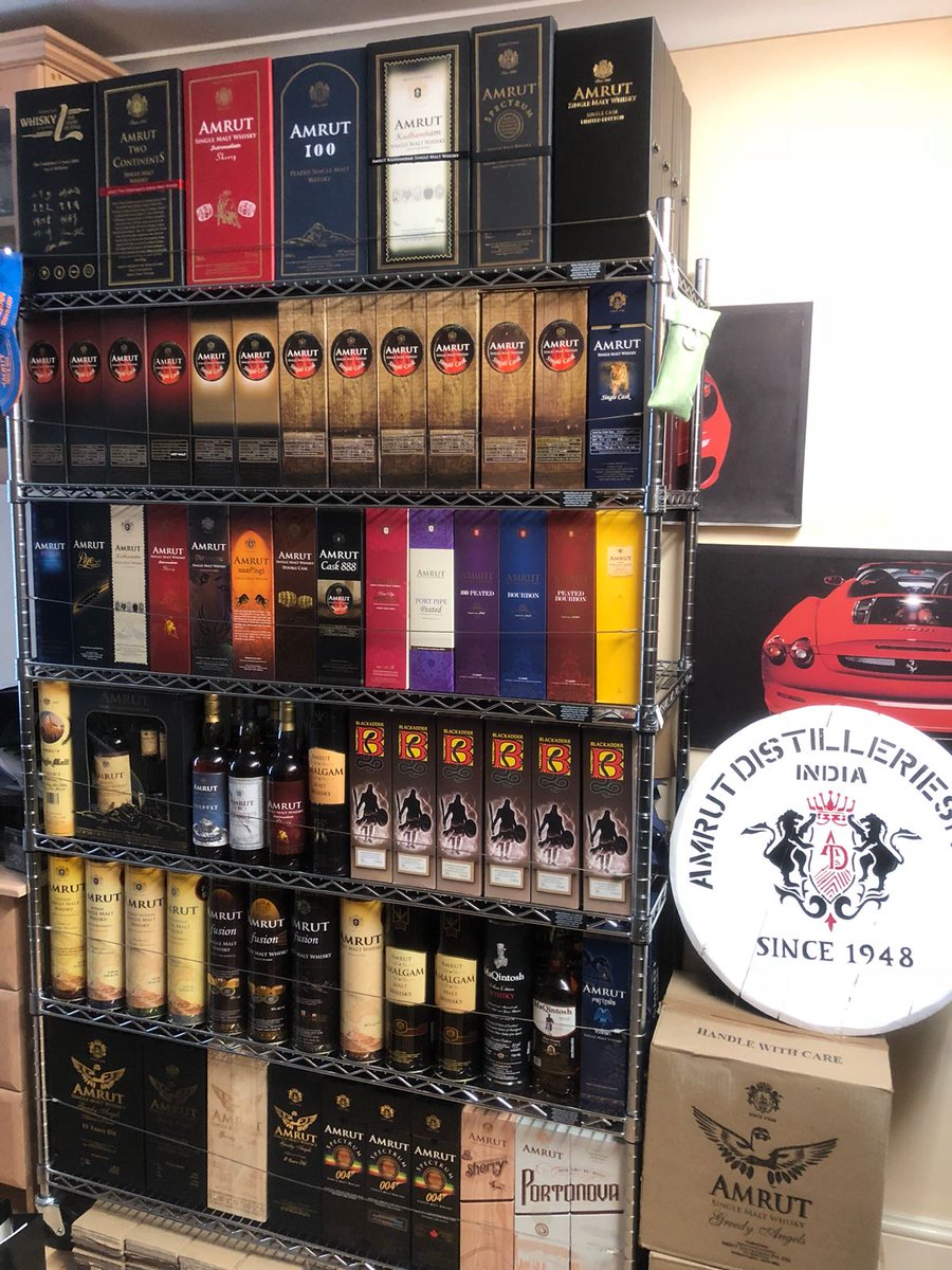 #CollectionGoals!
Seen here: The fabulous Amrut collection of @ymthewhiskybank