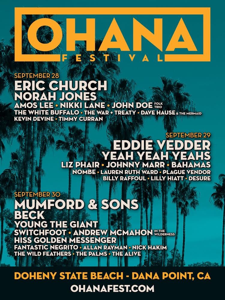 Johnny will be playing <a href="/TheOhanaFest/">The Ohana Fest</a> in Dana Point, CA on Saturday, Sept. 29. Tickets on sale Friday, May 4 @ 10AM OhanaFest.com