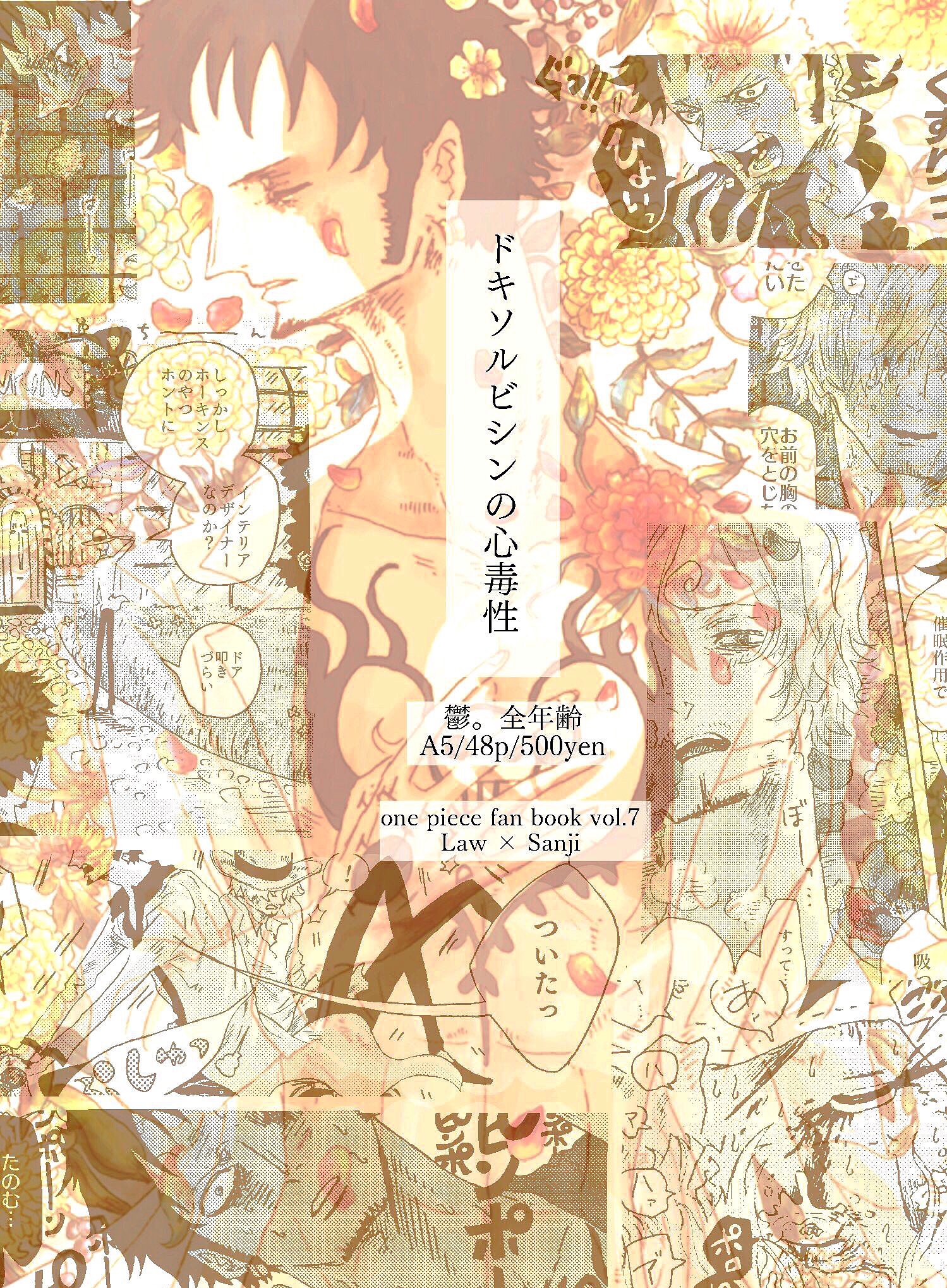 からお 5 4 ローサン本サンプル T Co Borwmkww6i ドキソルビシンの心毒性 A5 48p 500yen 全年齢 心に穴のあいたローが心臓に穴のあいたサンジに施術する 幸せになるための秘密の手術の話 痛いの 流血 鬱 空想sfが苦手な方はお気をつけ
