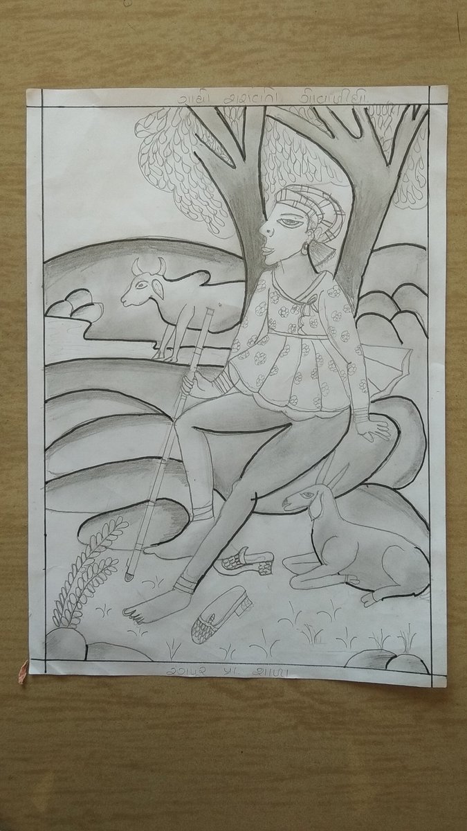 Pathaknitin786's tweet photo. drawing of summer camp day 3 https://t.co/nMsmtjeKrx