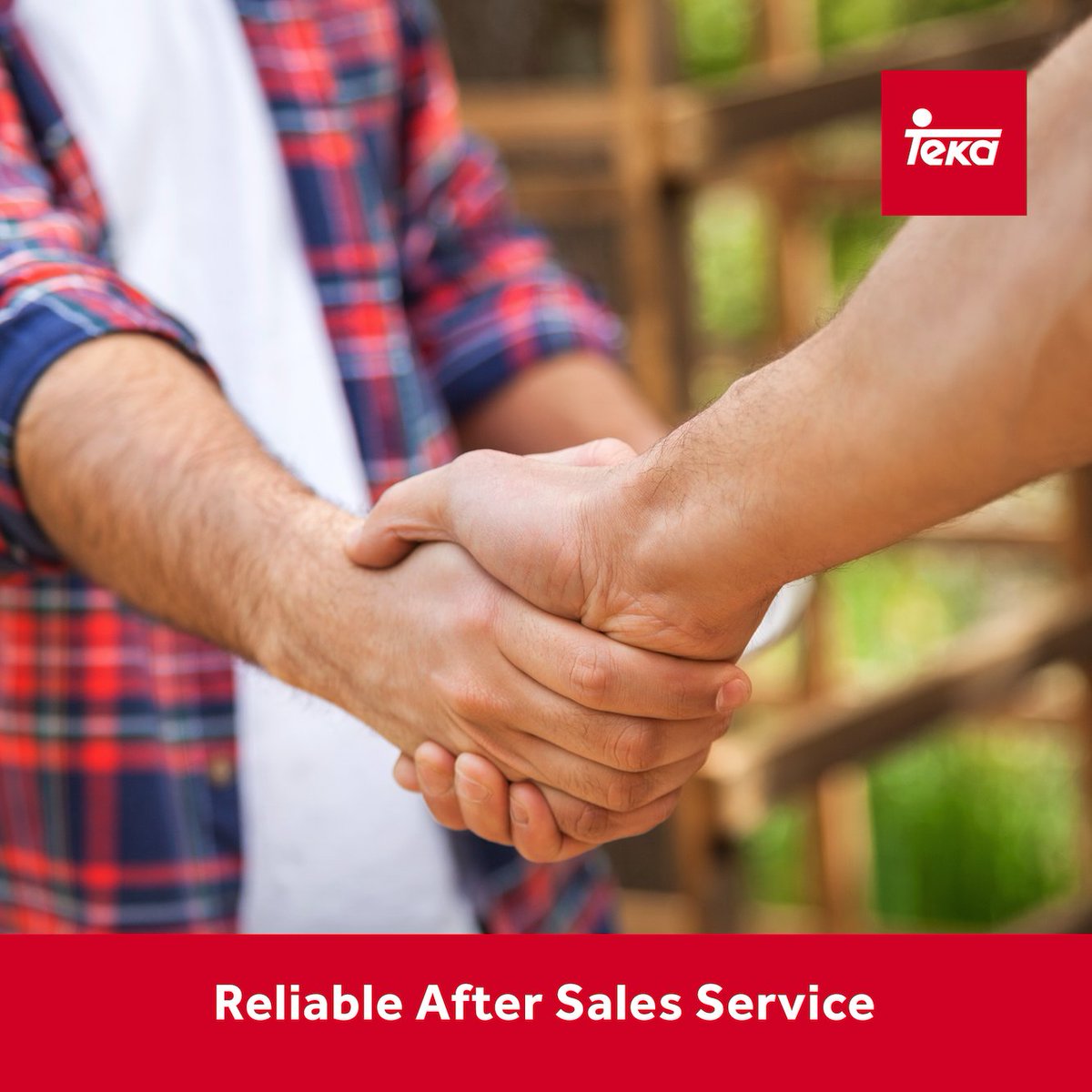 TekaUAE's tweet photo. We are all about Reliability.
Our official technical support uses type-approved processes and original Teka parts for replacement only.
At Teka, we don’t compromise your peace-of-mind.
#TekaService https://t.co/b9803q1DsM