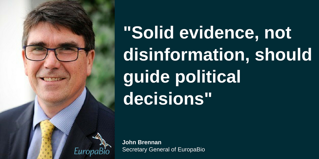 EuropaBio's tweet photo. Whether it is about vaccines, #evolution, #climate change or #GMOs, we strongly believe that solid evidence, not disinformation, should guide political decisions: More: https://t.co/Pm53nlHqqW

#BiotechEU #europabio #science #innovation https://t.co/dsApDY7Sli