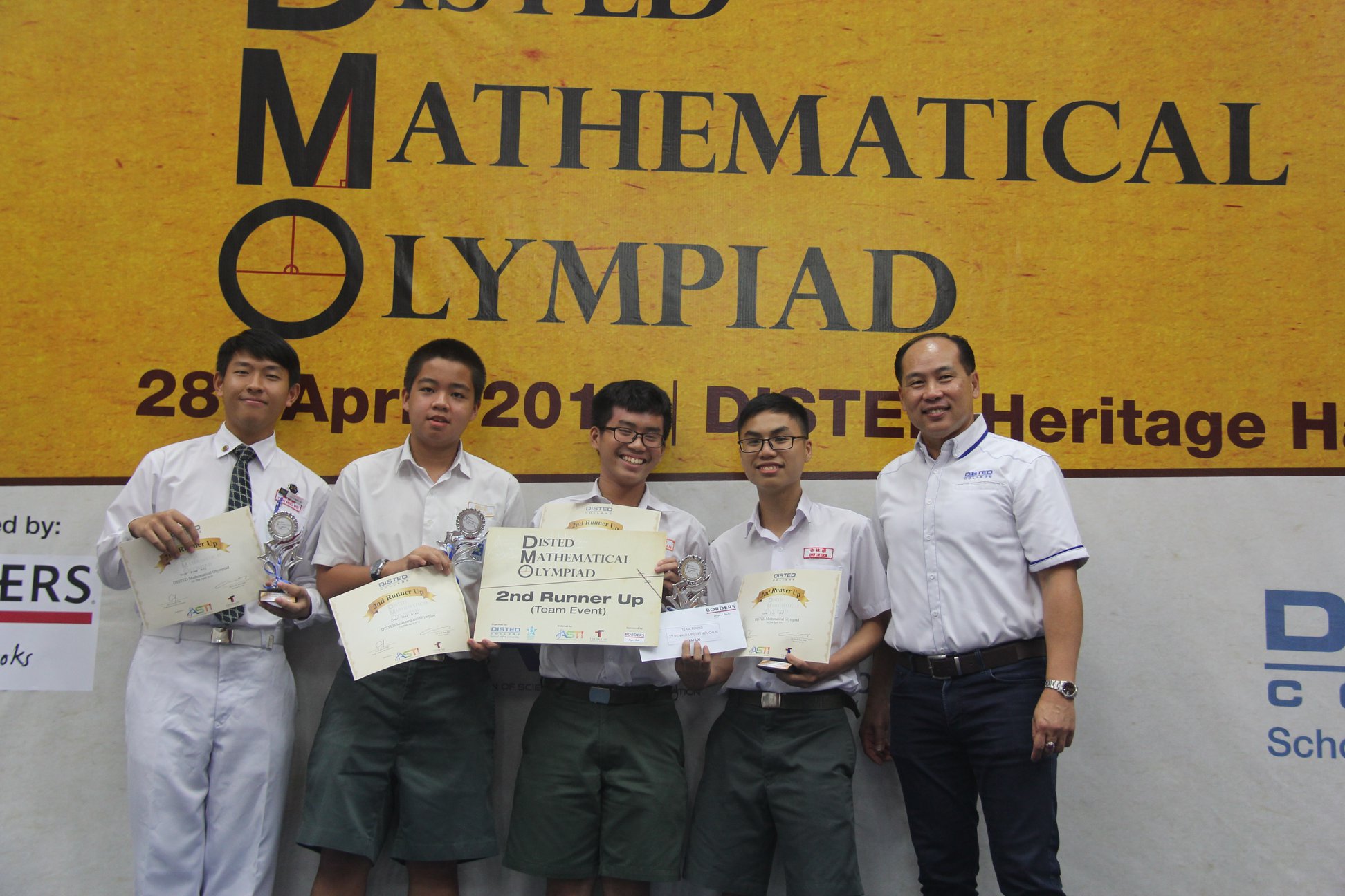 Disted College On Twitter Congratulations To The Winners Of Disted Mathematical Olympiad Team Category 2nd Runner Up Student Khaw Lin Koon Student Yeoh Ming Wei Student Lee Yi Xuan And Student
