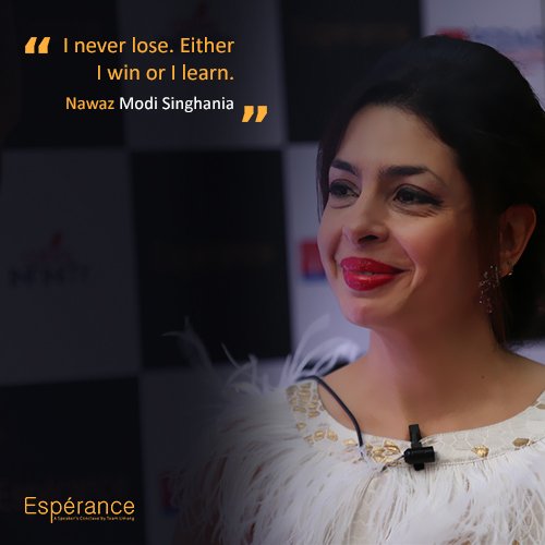 Another Monday, Another Beginning !

Nawaz Modi Singhania gives you a #MondayMotivation to kickstart your week !

<a href="/NawazMS/">Nawaz Modi Singhania - Body Art</a> <a href="/IamEsperance/">Espérance</a> #eInMe #esperance