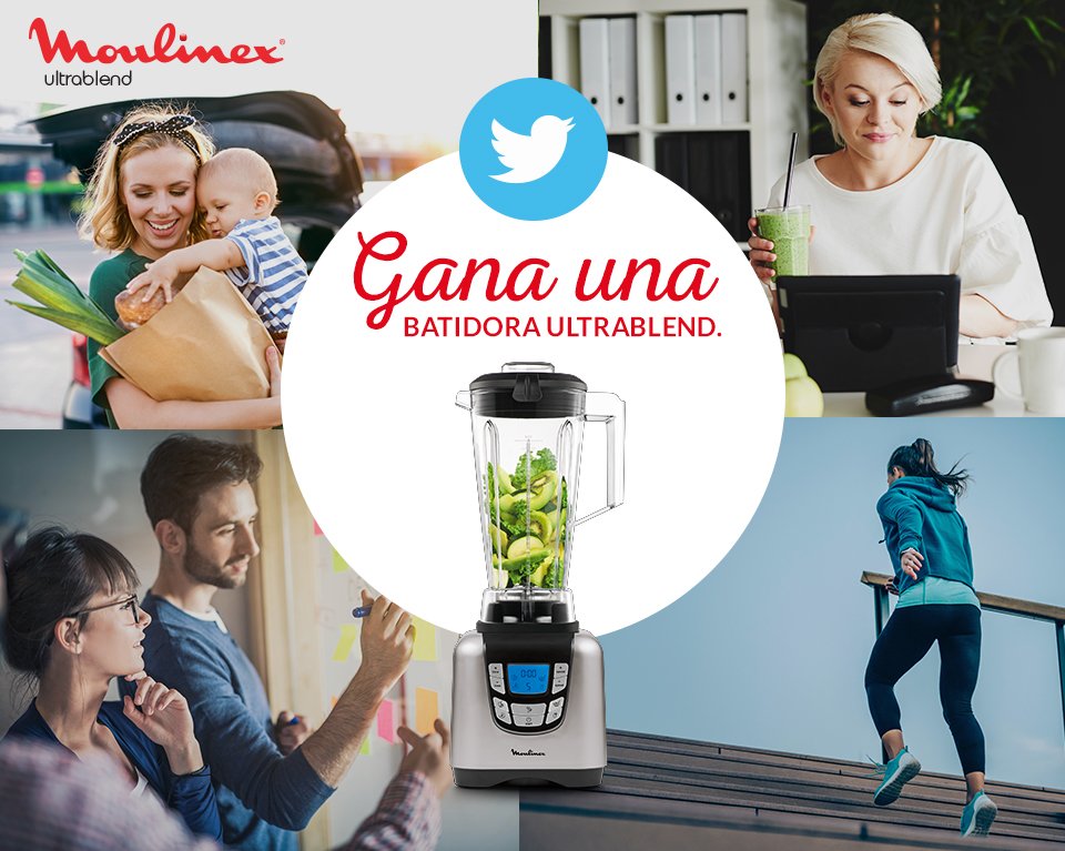 Moulinex_ES's tweet photo. ¡GANA UNA #BATIDORA #ULTRABLEND!
Participa contándonos cuáles son las actividades diarias para las que necesitas una dosis extra de energía con Ultrablend con el hashtag #MoulinexLiberaTuEnergía. https://t.co/fnSn07lKtL