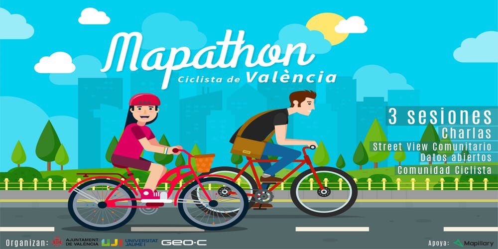 AjuntamentVLC's tweet photo. Bon dia! El pròxim 3 de maig arriba la celebració de la primera sessió del #Maphaton Ciclista de #València, un esdeveniment que consistix a fotografiar recorreguts ciclistes per la ciutat amb la finalitat de documentar-la visualment. Hi vols participar? https://t.co/0Bhc8qJZWl https://t.co/nUS9dgMp9Z
