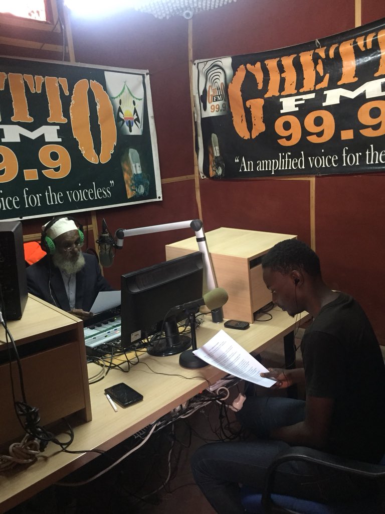fwatamkwanja's tweet photo. The #Fwatamkwanjaradioshow happening now courtesy of @ghettofmke and @Connected_dev

Join us each and every Monday from 9am-10am EAT on 99.9 Ghetto Fm, to discuss matters of government spending and the importance of tracking it. #ghettofm #FTMKe #FTM #kaarada #fwatamkwanja https://t.co/DArzsyS48X