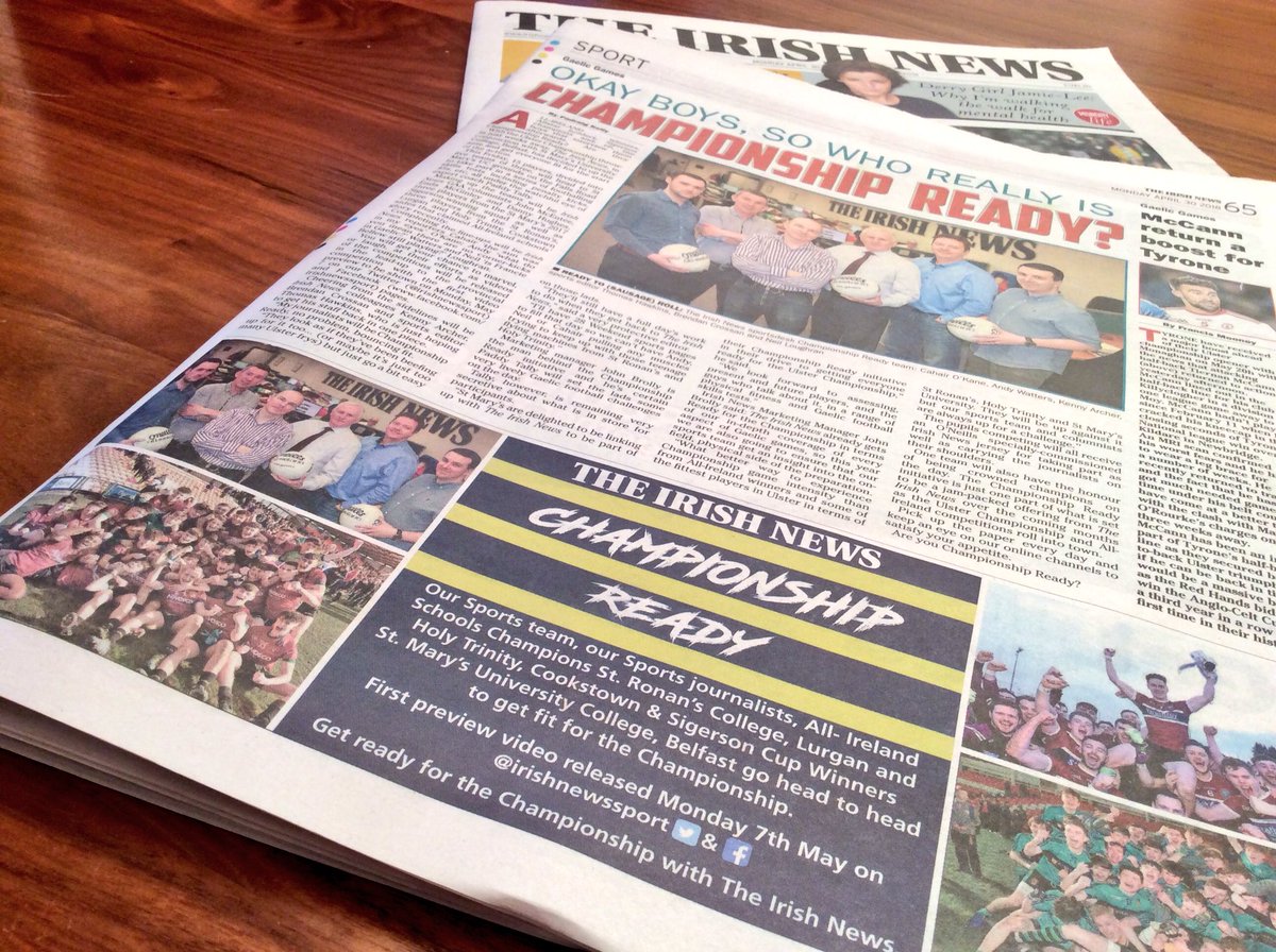 JohnBrollyJB's tweet photo. The Irish News is getting #ChampionshipReady by putting our sports team up against the fittest players in Ulster #StRonan’s #HolyTrinity #StMary’sUniversity. What better way to experience Championship game intensity! 🏐🏆https://t.co/e6HvcOx8qQ https://t.co/w2WgyCUch4