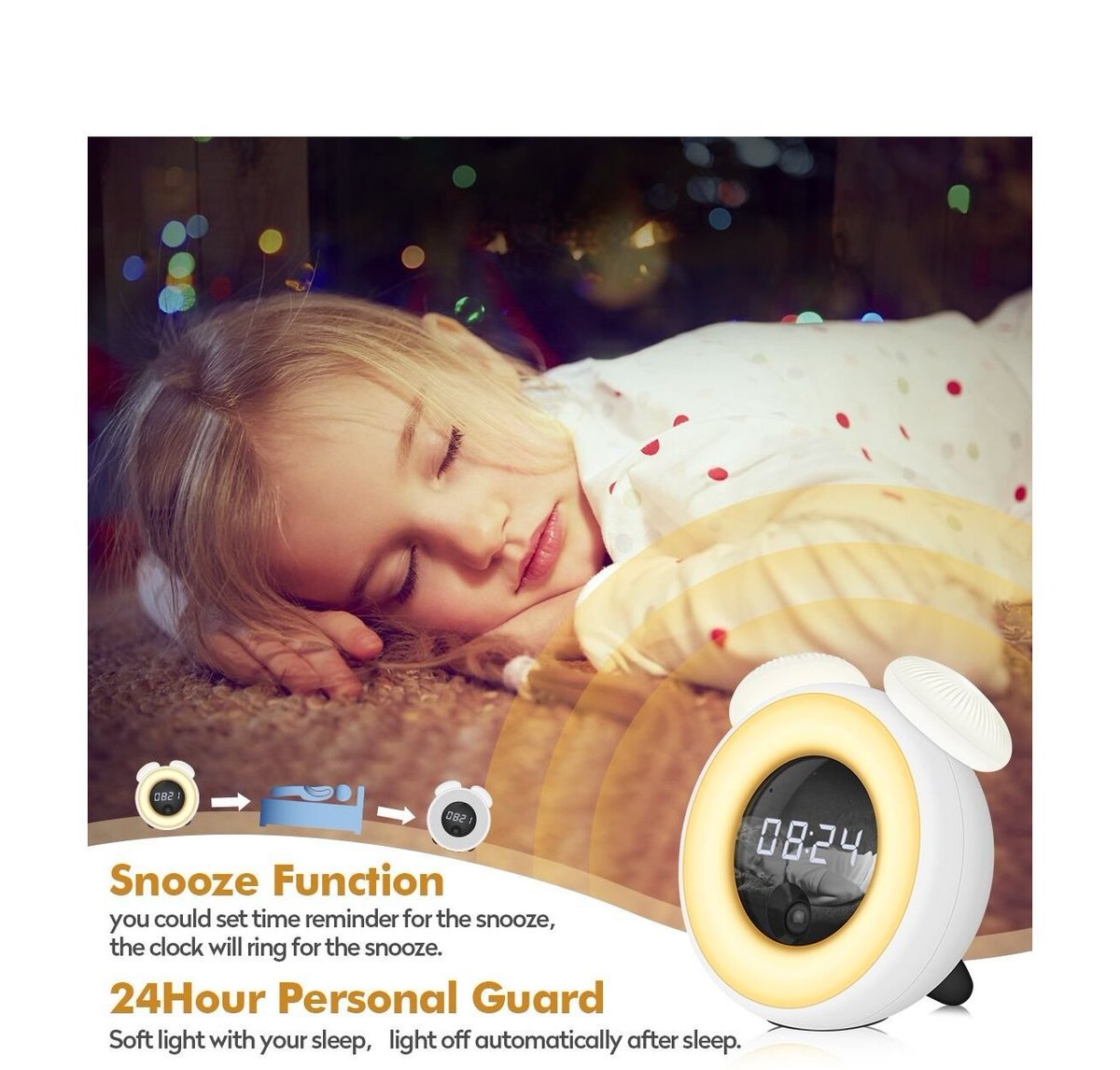 amazonESreview's tweet image. #Relojdigital con #luzLED, #Despertador Control Táctil, con sensor de movimiento, luz nocturna, Brillo ajustable, excelente acompañamiento tanto para niños con miedos nocturnos como para adultos, #diseñounici amazon.es/dp/B07BF2GZHQ/…