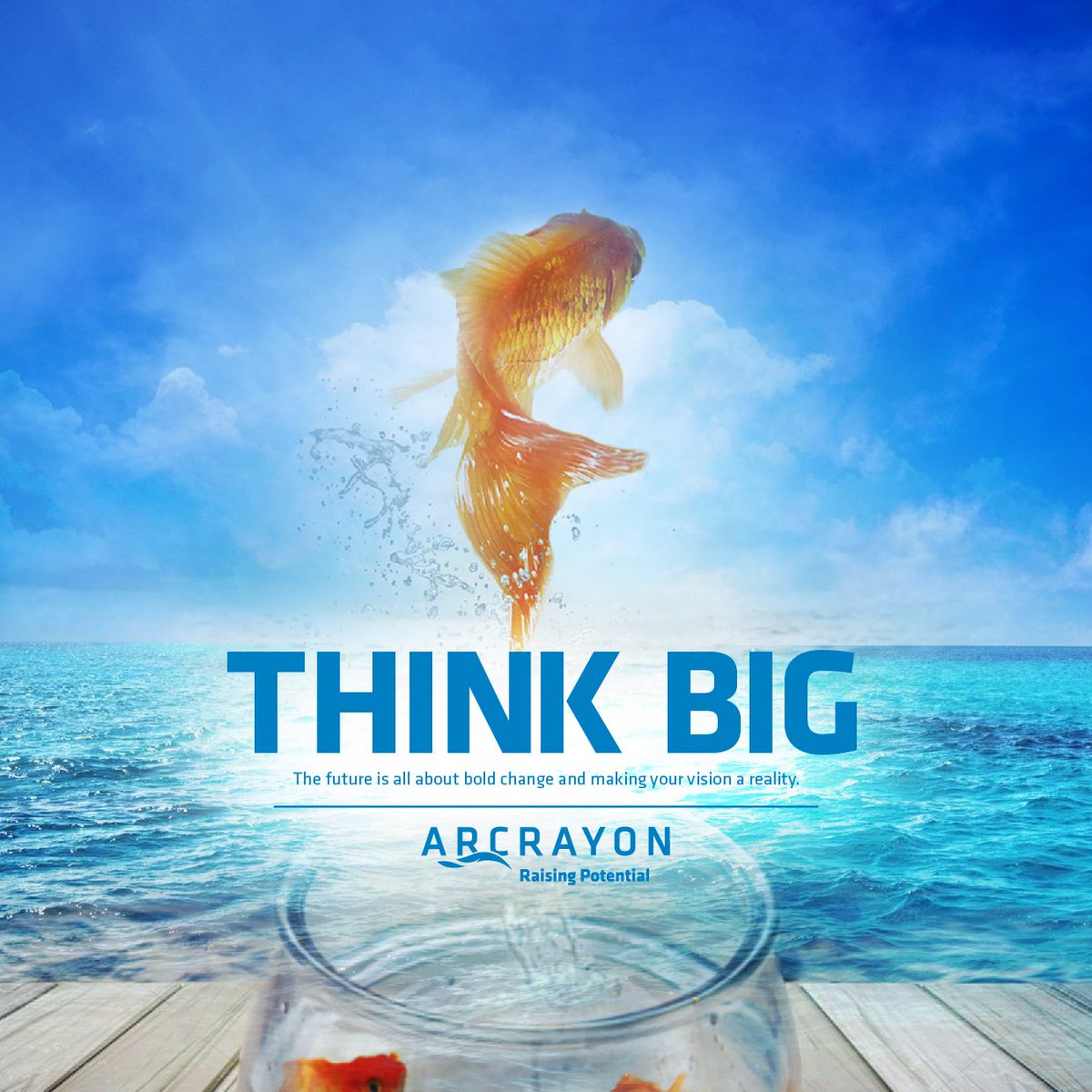 The_ARCrayon's tweet photo. Open your minds, Think Big! #raisingpotential https://t.co/RSDHMBcB0F