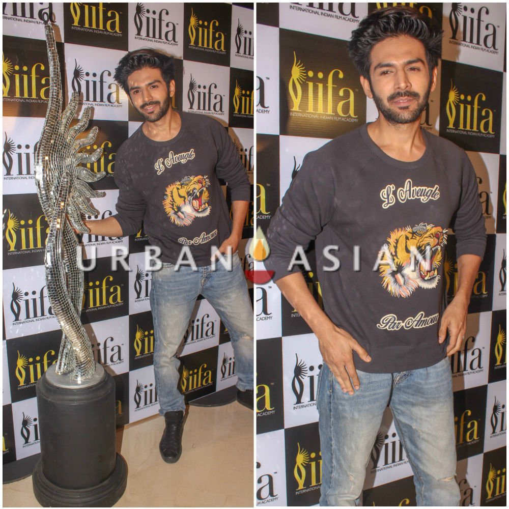 UrbanAsian's tweet photo. .@TheAaryanKartik snapped at the #IIFAVotingWeekend on Saturday.
@IIFA #IIFA #KartikAaryan https://t.co/AJtk2C4ptp