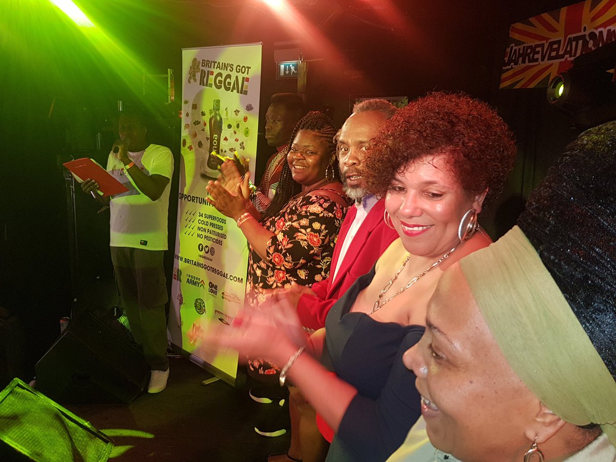 BGReggae's tweet photo. ❤💛💚
The contestants await the results in Heat 2 of the competition. They are all looking at our winner for Heat 2 #sistaruby..

Heat 3 24th May with another great line up from various cities @HootanannyBrix 95 Effra Road SW2 1DF. Doors open 9pm £3 Entry. https://t.co/Aj4ZUY8YmN