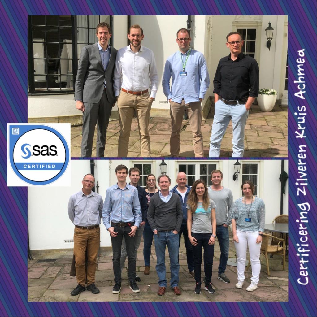SAS_Netherlands's tweet photo. SAS kan weer 13 medewerkers van Zilveren Kruis Achmea in het zonnetje zetten. Gefeliciteerd met jullie SAS certificering! #SASopleiding #SAScertificering https://t.co/6U11Bxgibm https://t.co/l9UmkHDkqS