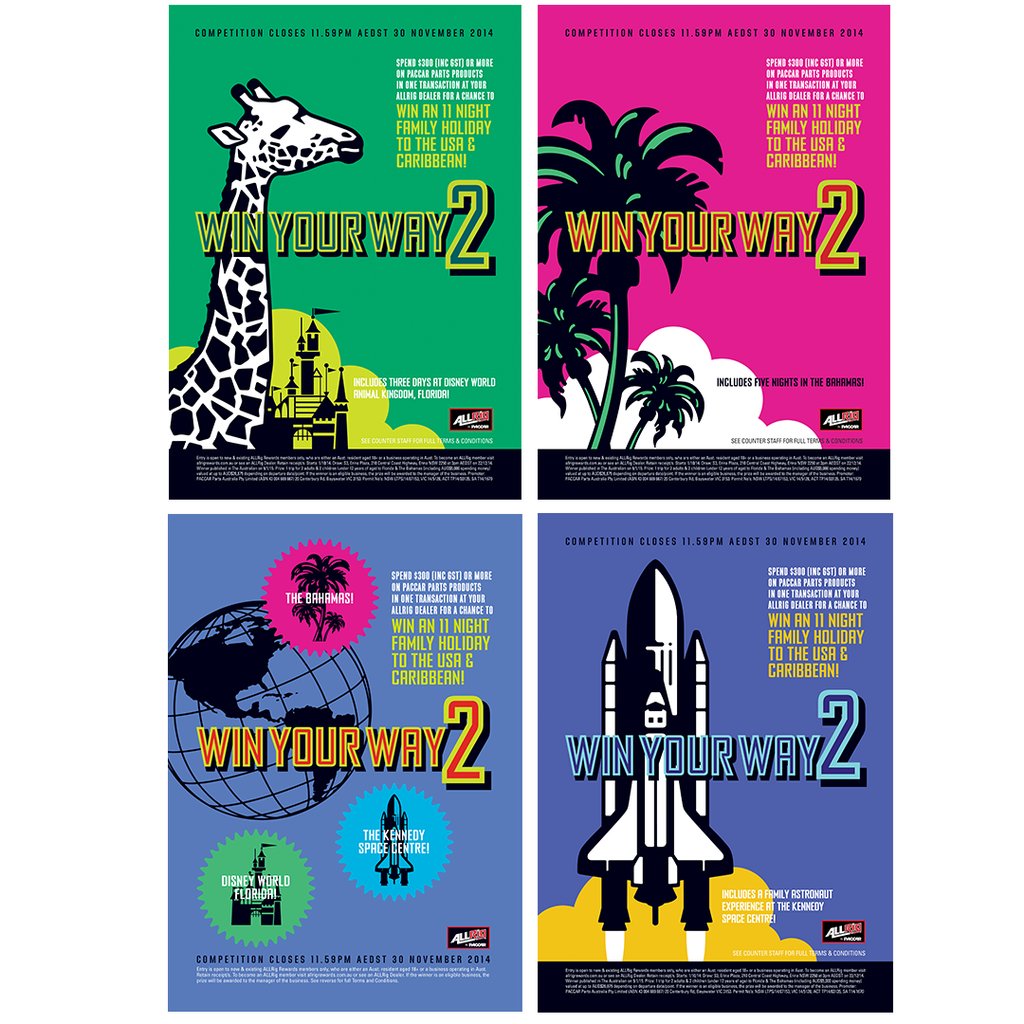 Mighty_Creative's tweet photo. The sequel everyone wanted to win. 

Win Your Way 2 Campaign.
#topgun #campaign #promotion #allrig #posters #design #advertising @paccarpartsau @CumminsEngines #typography https://t.co/HPBfmqDOuY