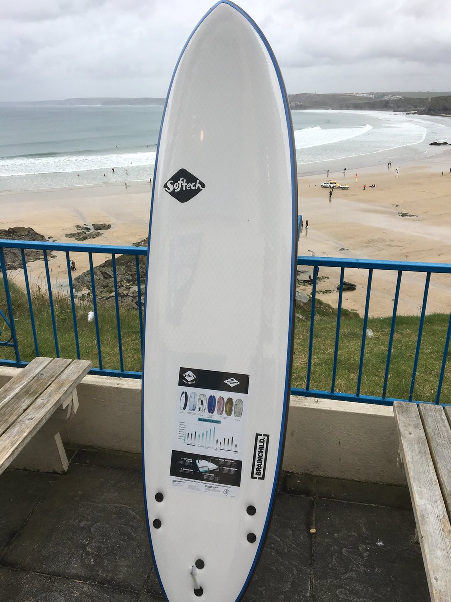 mikeyoungsurf's tweet photo. We got the new Bombers from Softech amazing for the summer come in and try and buy .Great forecast for this weekend ! #Escapeesurfschool #Softech #Softboards #Newquay https://t.co/k8ScSKex73