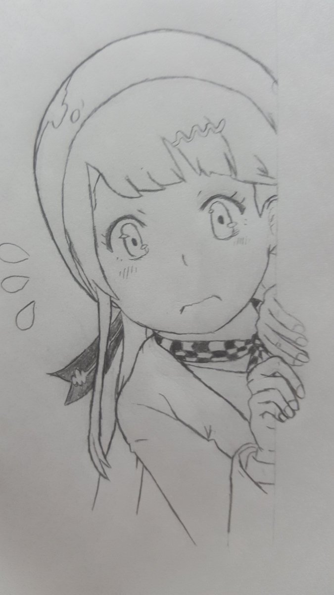 練習絵描き垢 キノシタさんのハナイロ シャイガールの絵を模写しました 初心者 絵描き お絵かき 模写 キノシタ ハナイロシャイガール 心華